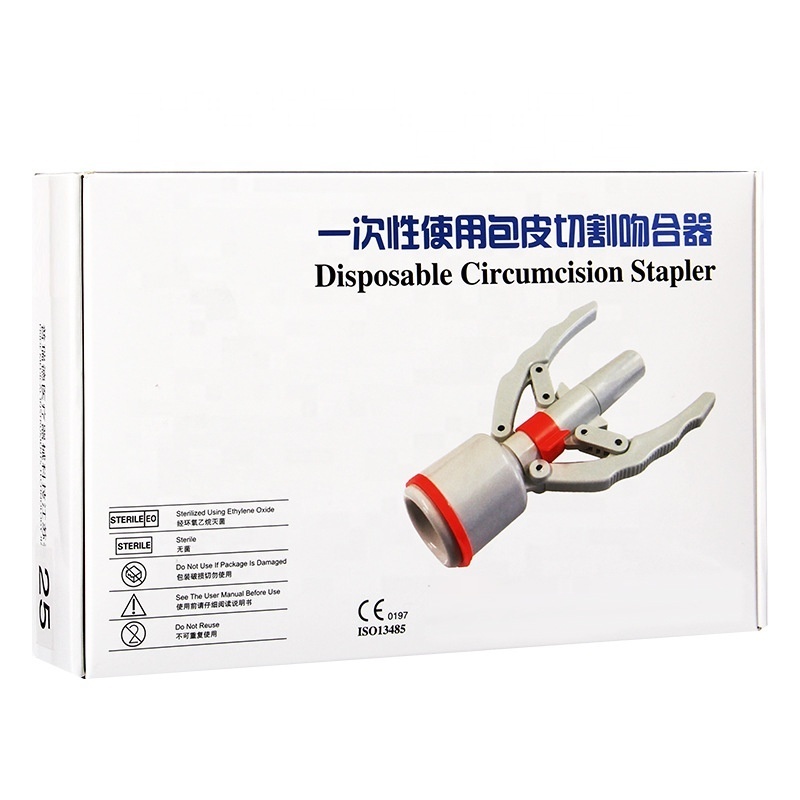 Male Prepuce cutting circumcision disposable circular surgical stapler