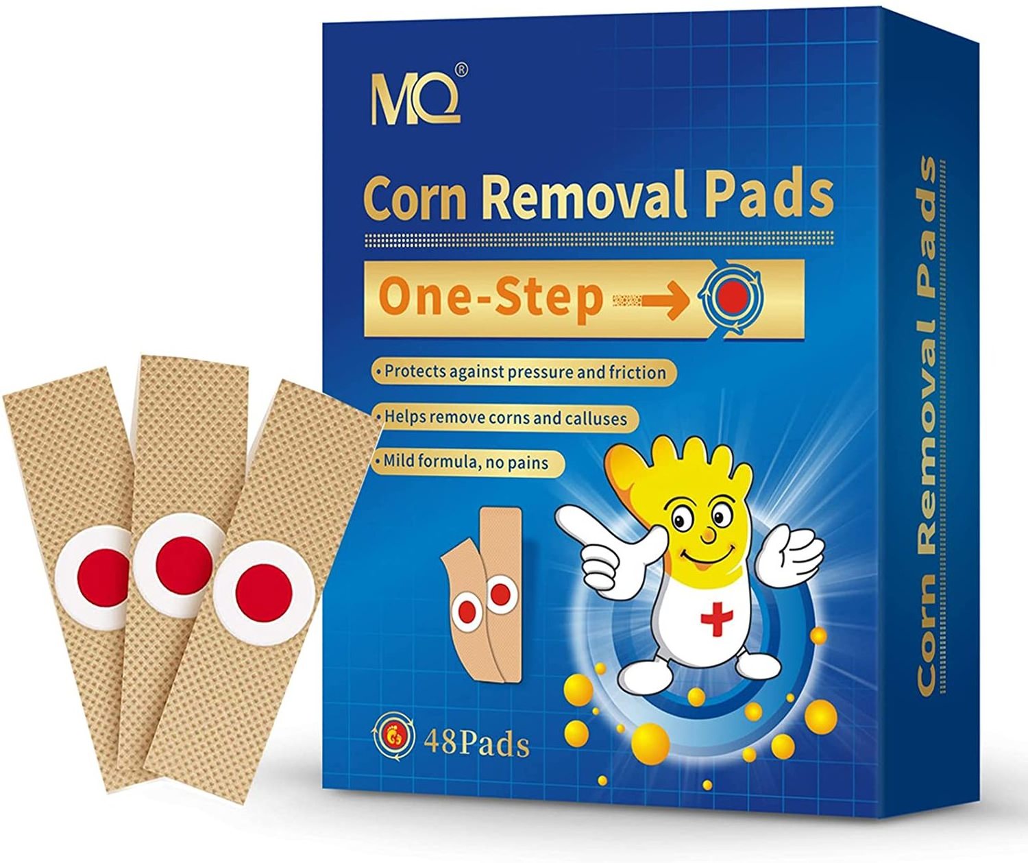 Chinese medicine wholesale 24/36/48pcs per box foot callus remover foot care corn removal