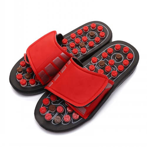 Wholesale hot sale acupressure slipper foot massage slippers jade stone acupoint slippers