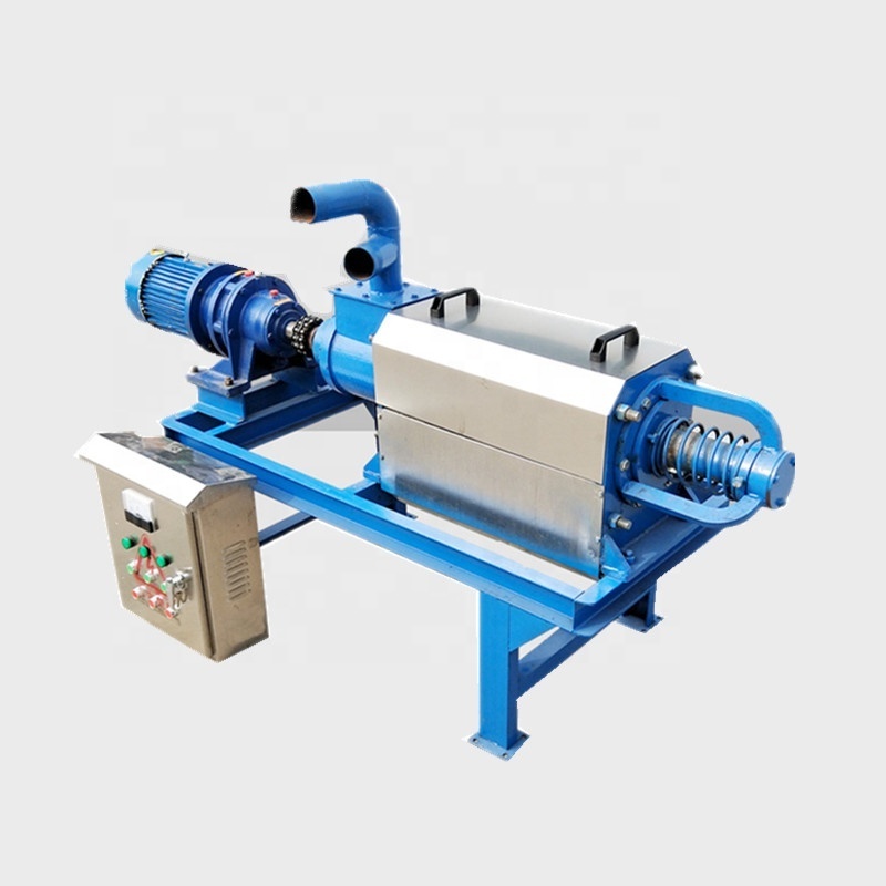 Sludge Dewatering Screw Press Separator Coconut Fiber Peat Treatment