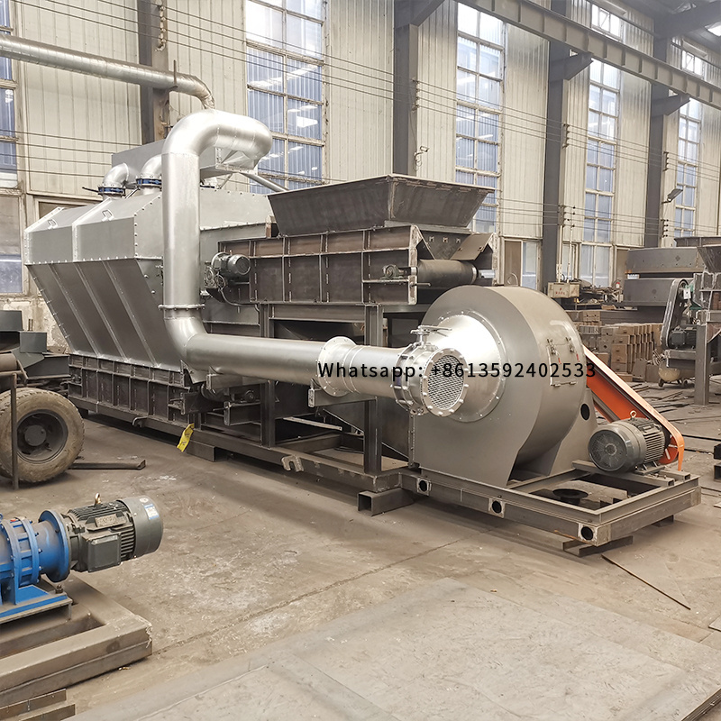 Msw Industrial Light Material Air Drum Separator, Air Classifier Centrifugal Separator