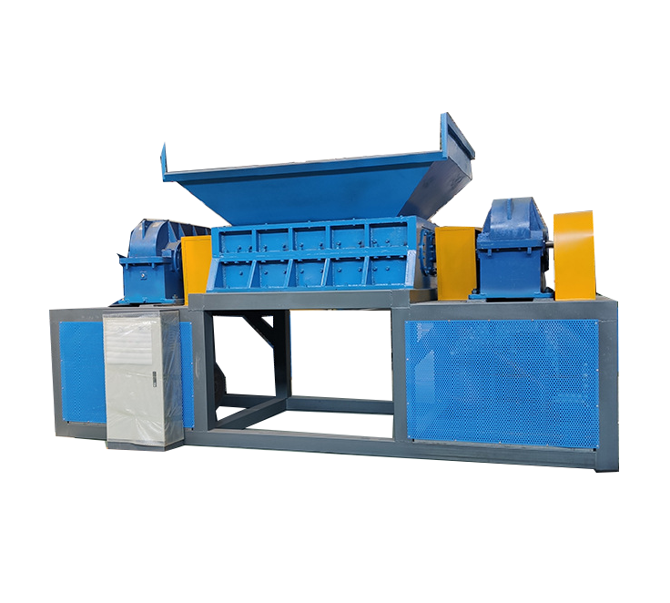 Waste Wood Pallet Rubber Tire Recycling Double Shaft Shredder Machine Rubber And Plastic Shredder