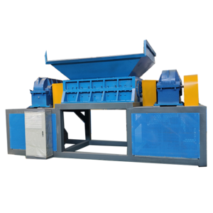 Waste Wood Pallet Rubber Tire Recycling Double Shaft Shredder Machine Rubber And Plastic Shredder