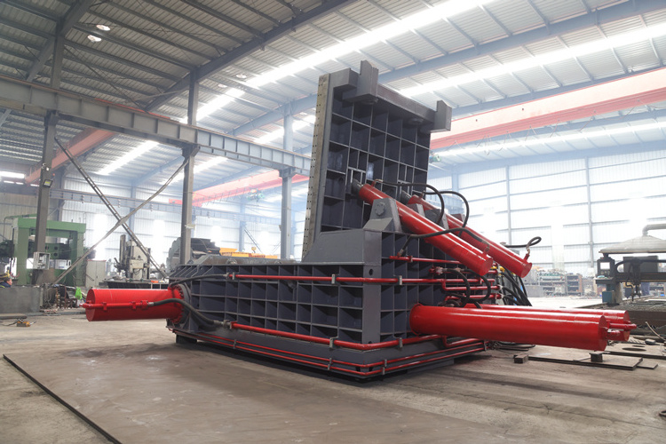 Horizontal 5kg metal briquette metal press small hydraulic 60 tons scrap metal balers