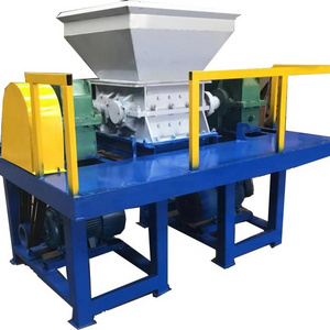 industrial cardboard double shaft shredder/waste wood pallet double shaft shredder machine