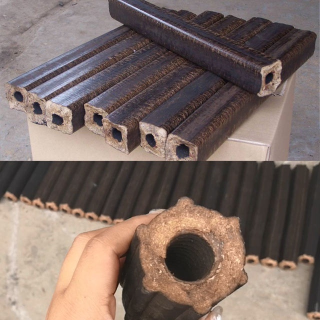 bamboo wood sawdust charcoal briquette making machine