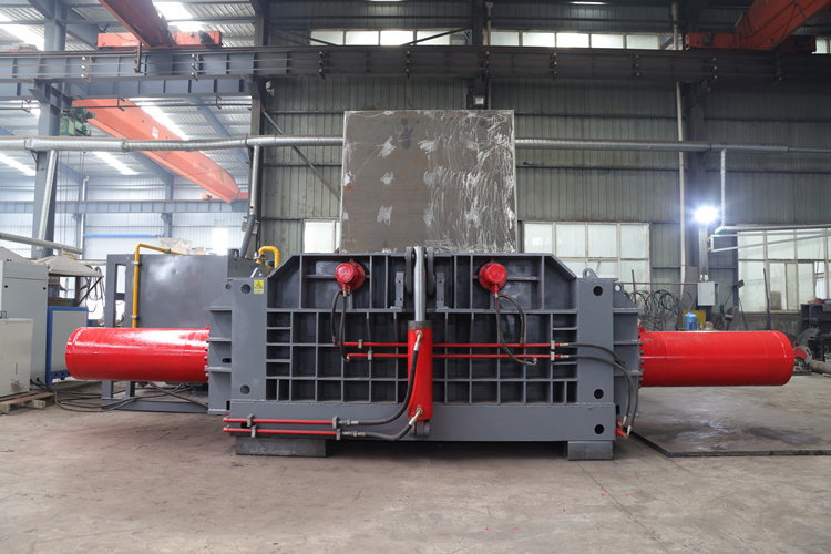 Horizontal 5kg metal briquette metal press small hydraulic 60 tons scrap metal balers