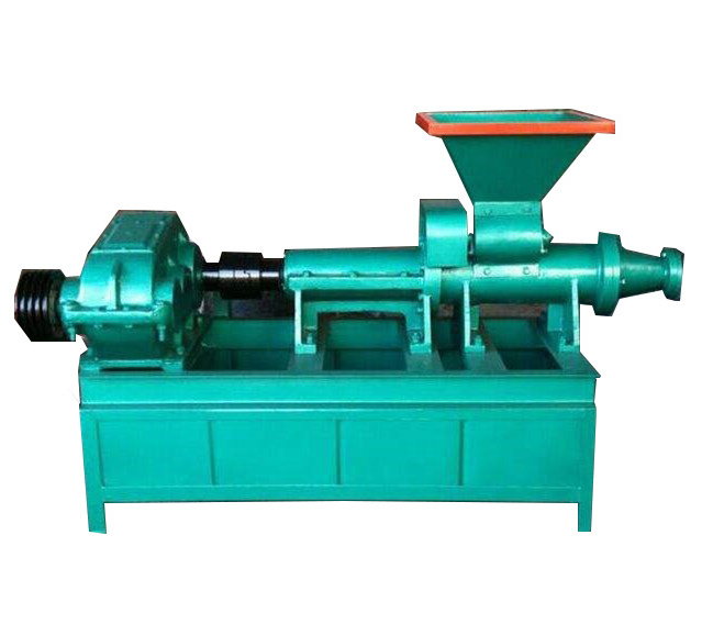 small rice husk sugarcane bagasse coconut straw hay biomass sawdust charcoal screw extruder briquette compression machine