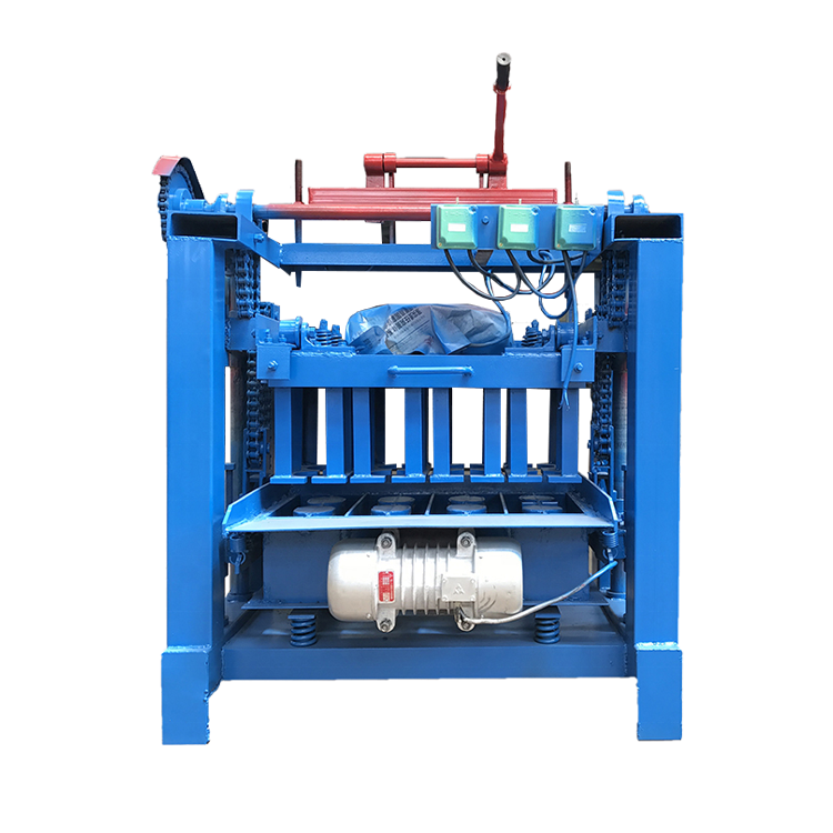 China hot sale small scale  cement concrete fly ash paver interlocking  brick block making  machine price