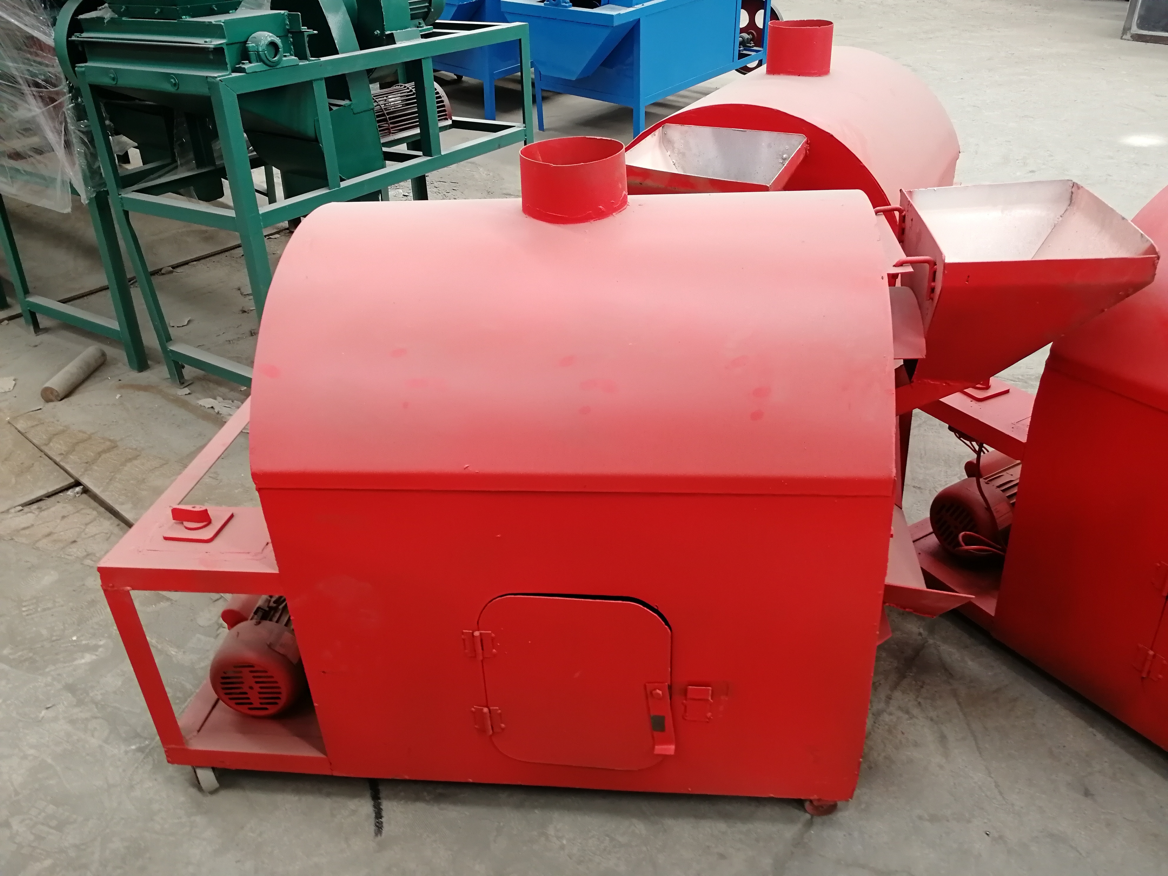 continues cashew nuts corn roasting machine for sale