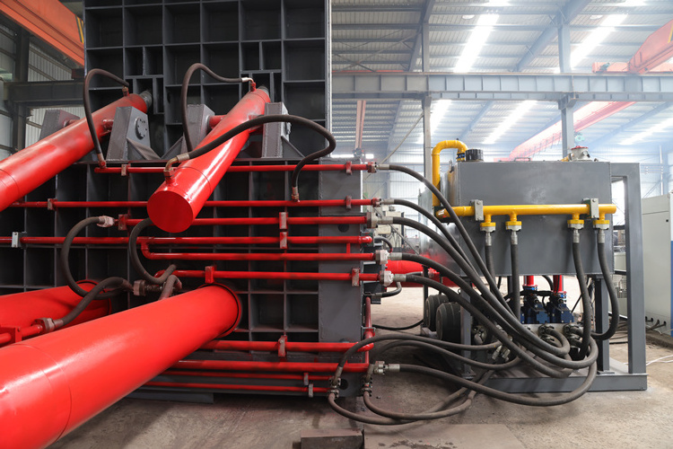 Horizontal 5kg metal briquette metal press small hydraulic 60 tons scrap metal balers