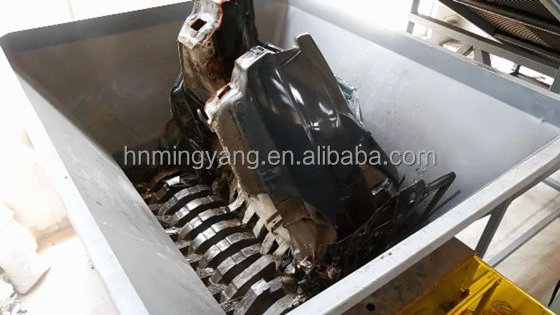 Waste furniture sofa pellets cardboard shredder and separator commercial garbage shredder