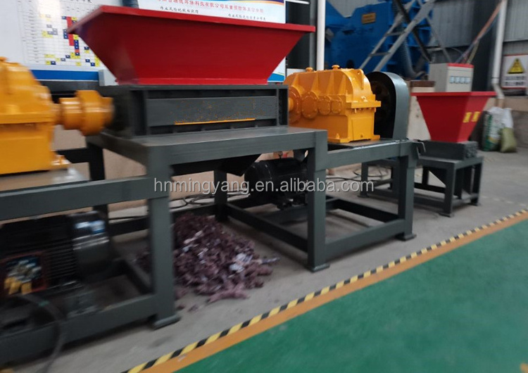 Waste furniture sofa pellets cardboard shredder and separator commercial garbage shredder