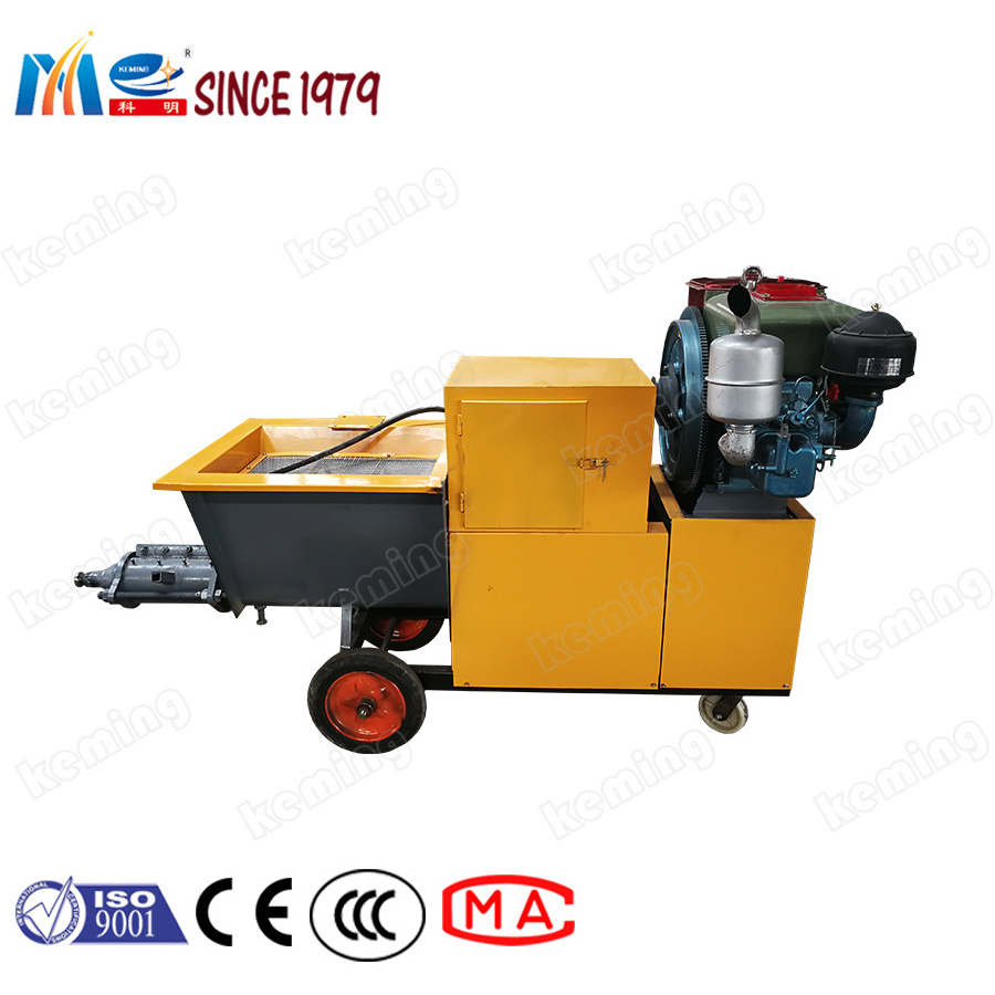 China Portable Cement Mortar Plastering Machine for Wall