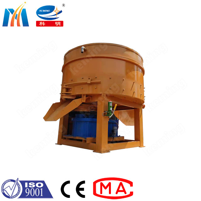 dry construction mixer KJW 1000 Industrial Pan Mixer 1000L concrete mixer with cover