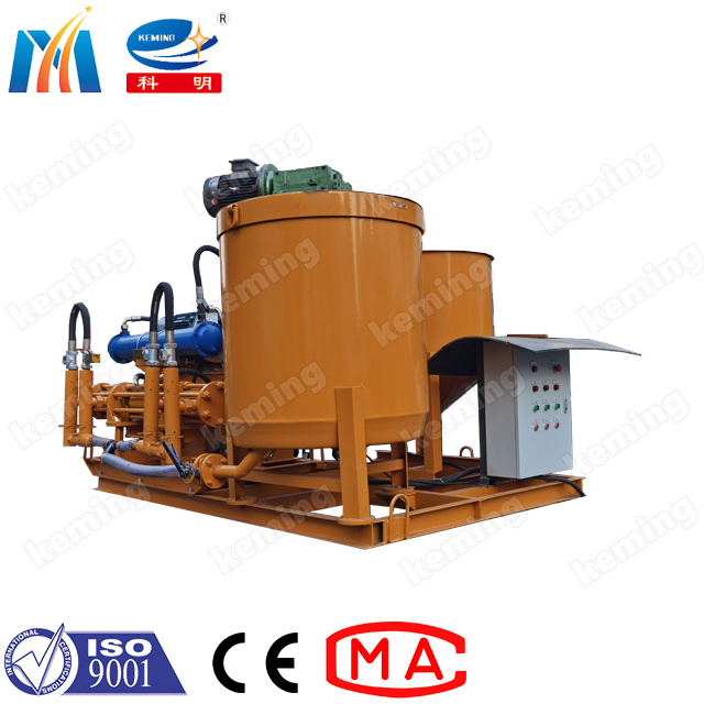 compact structure piston grout pump station mixing and pumping station grout pumps mixer grout