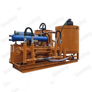 compact structure piston grout pump station mixing and pumping station grout pumps mixer grout