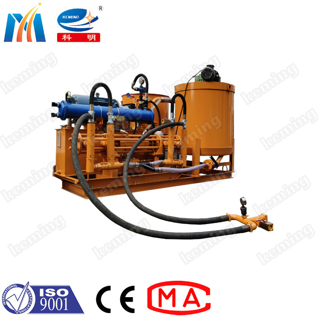 compact structure piston grout pump station mixing and pumping station grout pumps mixer grout