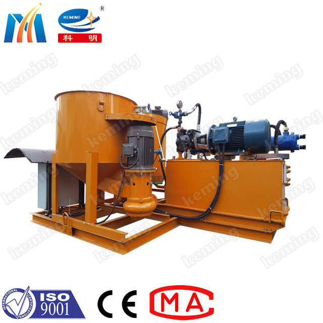 compact structure piston grout pump station mixing and pumping station grout pumps mixer grout