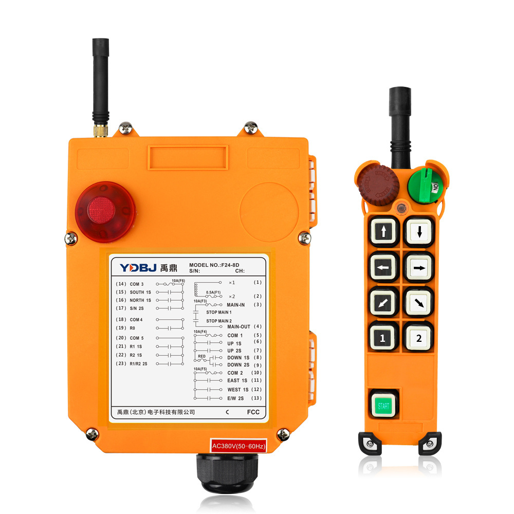 F24-8S universal industrial radio remote control transmitter and receiver for winch telecrane