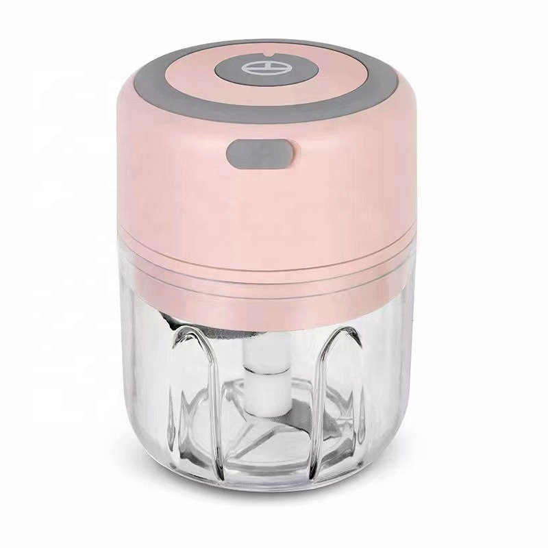 Wholesale stainless steel mini wireless electric baby food garlic press chopper electric food choppers dicers garlic pro dicer