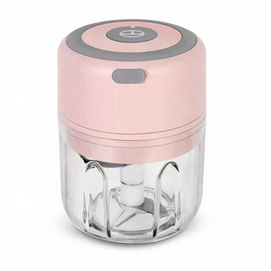 Wholesale stainless steel mini electric garlic chopper usb charging food meat vegetable garlic chopper