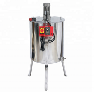 Stainless steel centrifugal commercial automatic 4 frames electric motor radial used honey extractor electric for sale