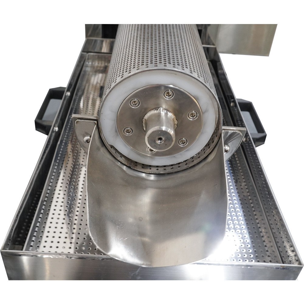 Honey capping extruder machine screw type honey wax separator machine