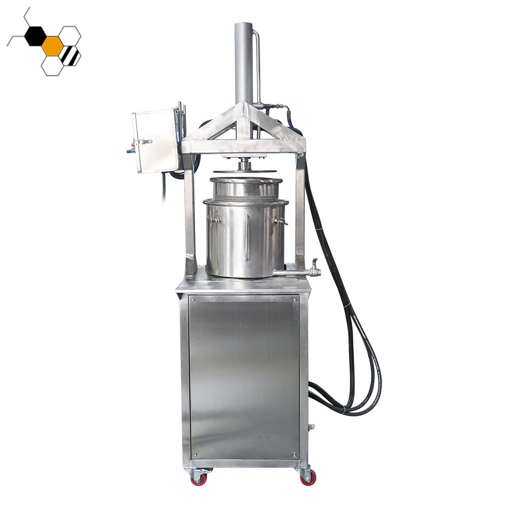 304 Stainless steel wax and honey separator filter wax honey press machine