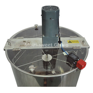 Multi-sweet 4 frames electric motor honey extractor 304 stainless steel used for honey centrifuge