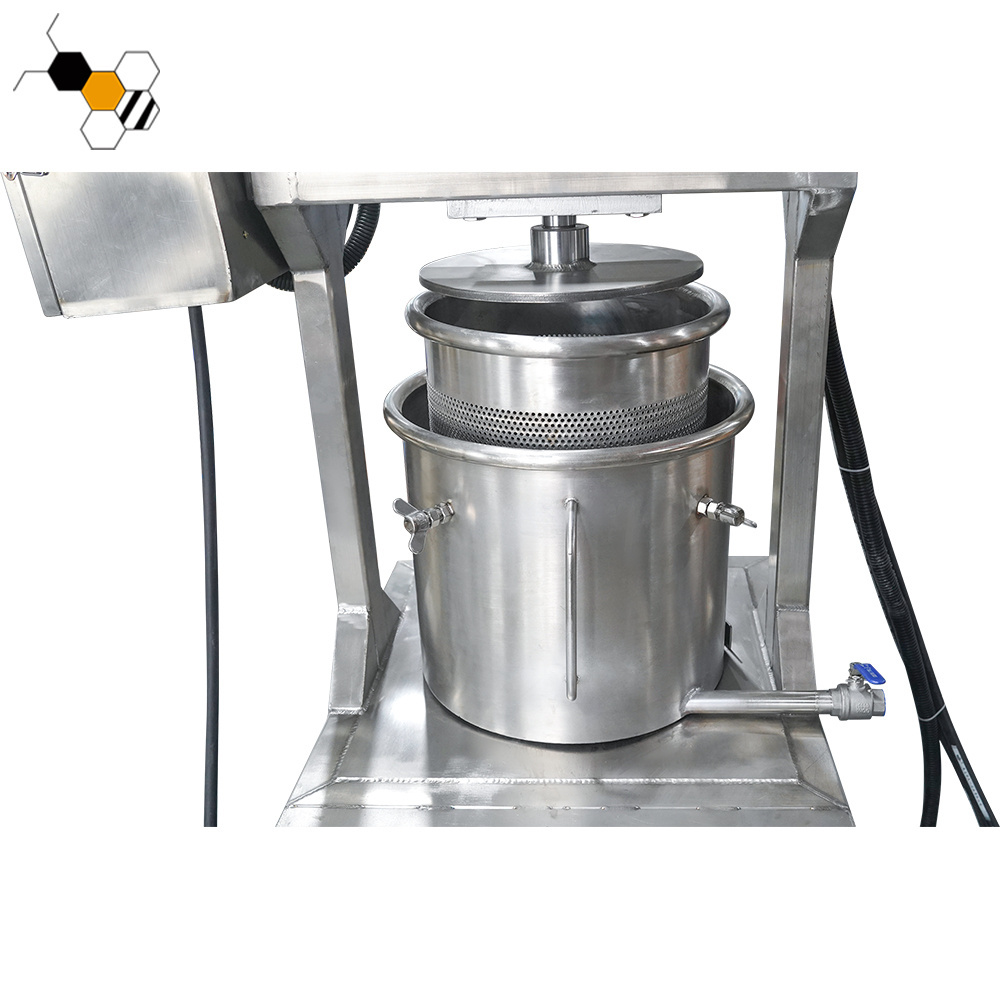 304 Stainless steel wax and honey separator filter wax honey press machine