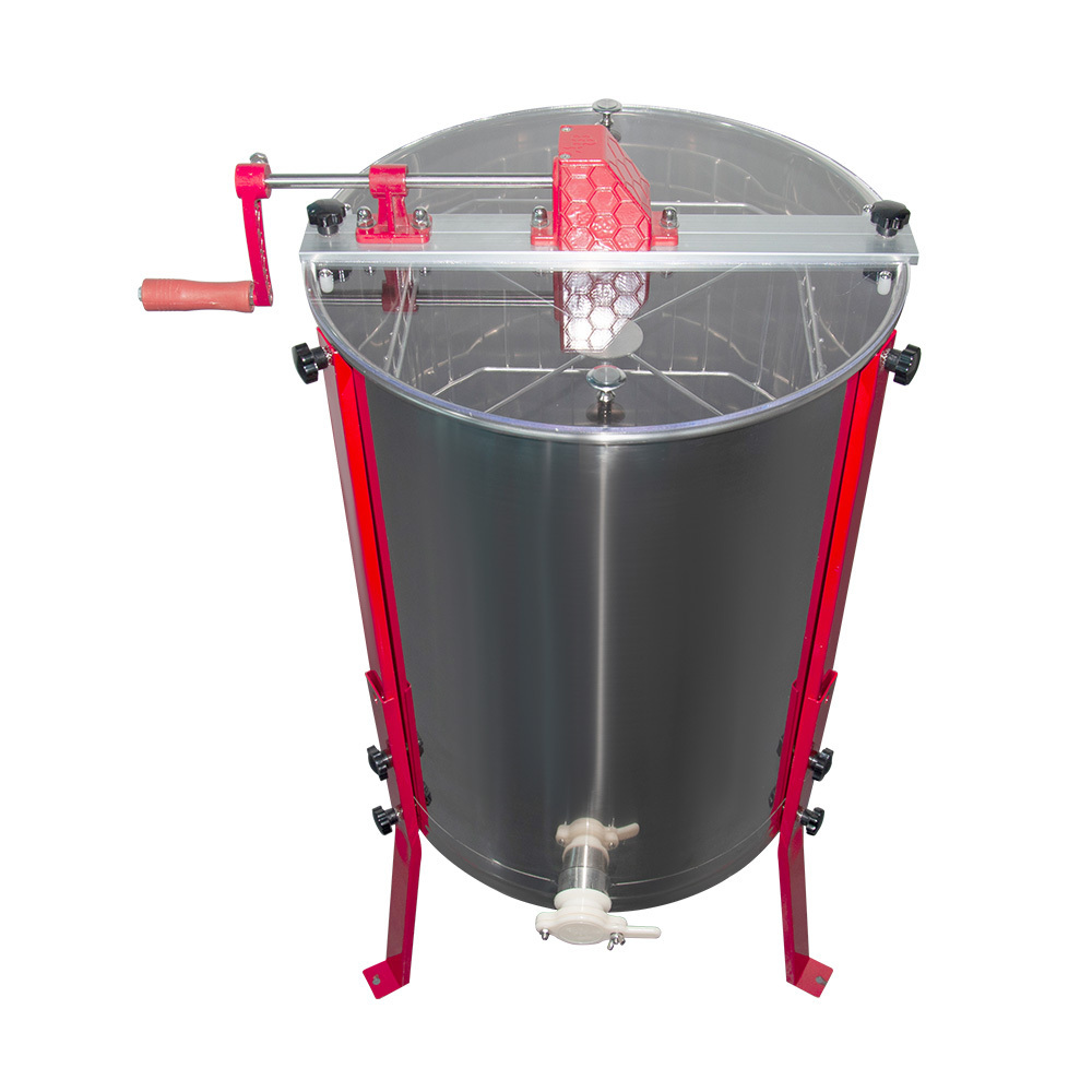 Multi-sweet honey processing machine honey centrifuge 4 frames manual honey extractor