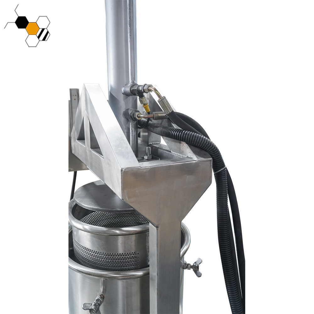 304 Stainless steel wax and honey separator filter wax honey press machine