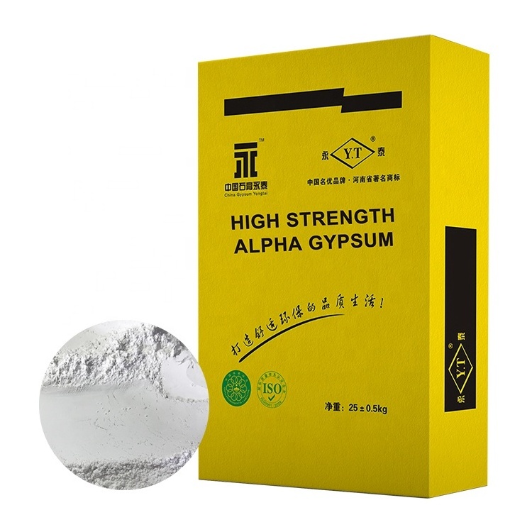 pop molding gypsum powder high strength ultra high strength dental alpha gypsum chinese plaster