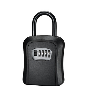 Large Capacity Combination Lockbox Code Lock Secure Box Holder Key Portable Safe Box For Family Realtor Outdoor Wall Key Box