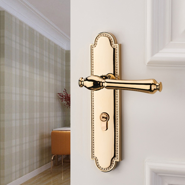 Good Quality European-Style Door Handle Indoor Silent Anti-Theft Split Door Lock