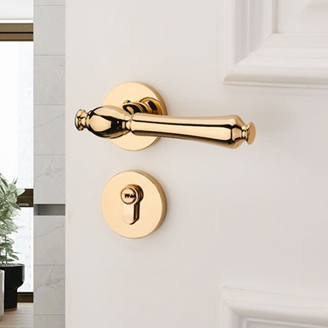 Good Quality European-Style Door Handle Indoor Silent Anti-Theft Split Door Lock