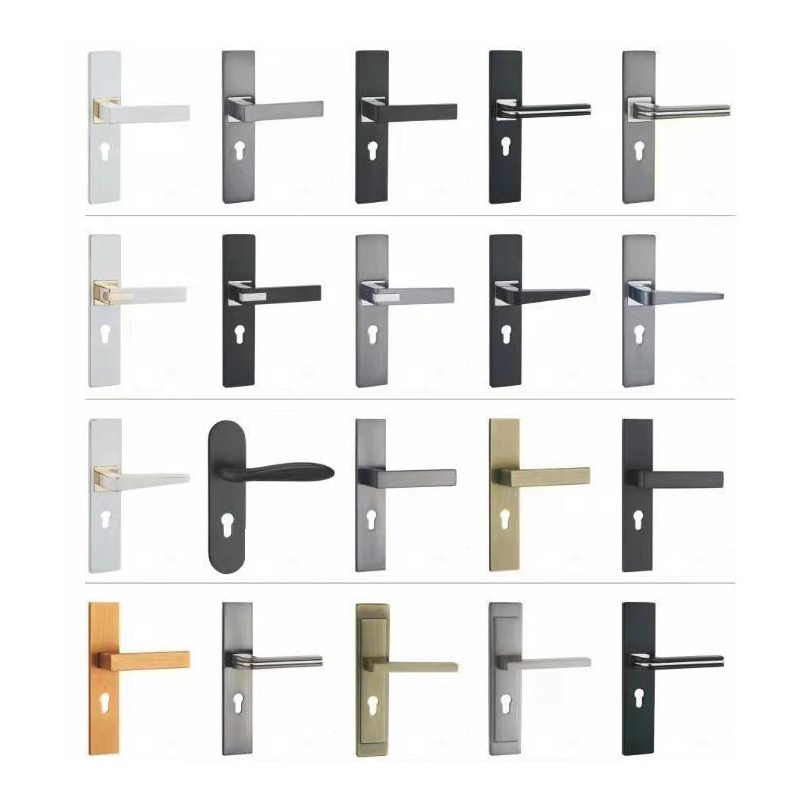 stainless steel modern entrance door pull handle wooden hidden door lock mortise hardware door lock