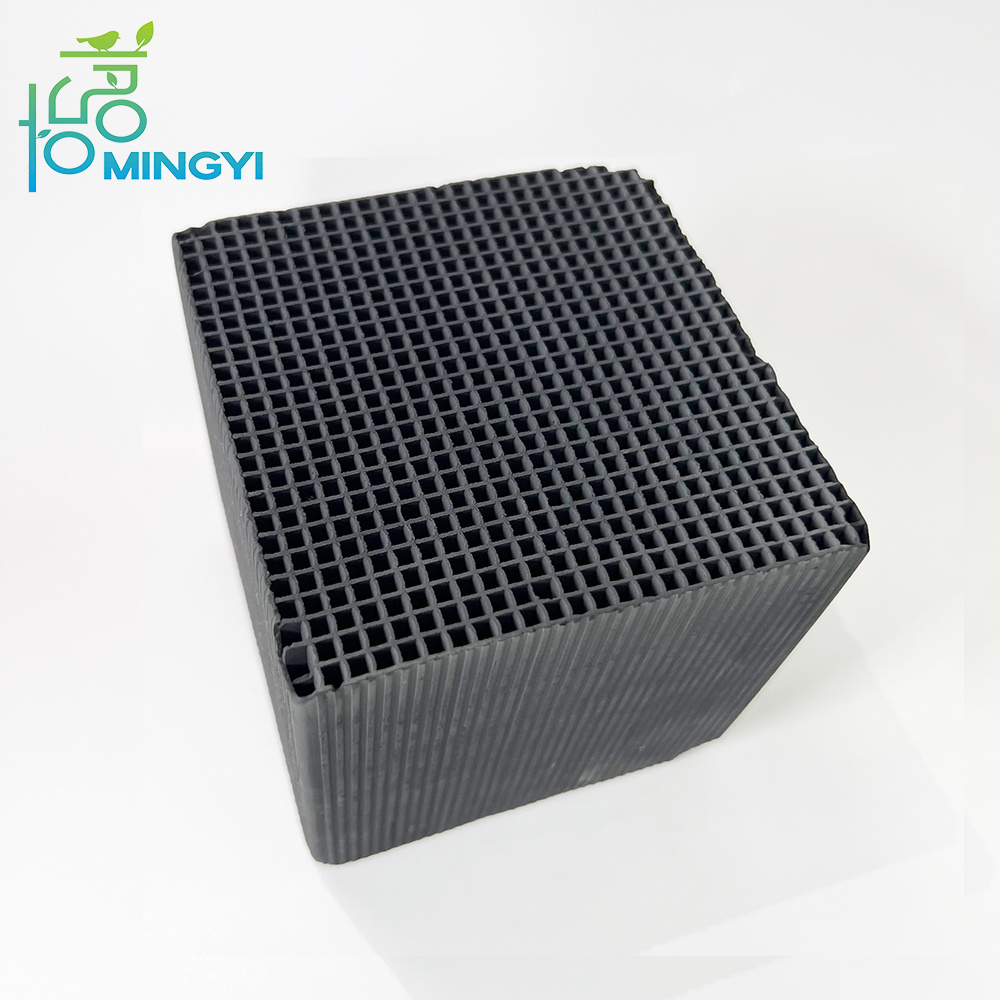 Honeycomb activated carbon block spray booth odor removal VOC adsorption 800 iodine waterproof industrial formaldehyde removal