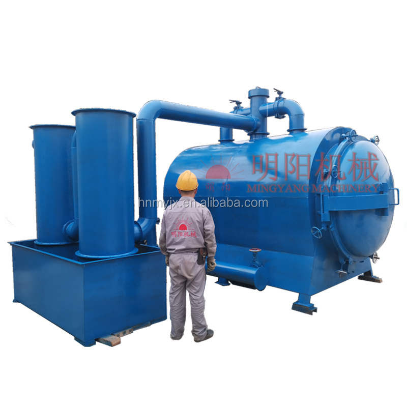 Factory Horizontal Air Flow Continuous Biochar Wood Charcoal Kiln