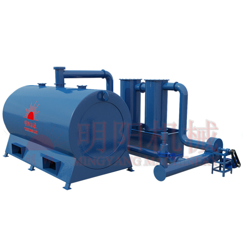 Factory Horizontal Air Flow Continuous Biochar Wood Charcoal Kiln