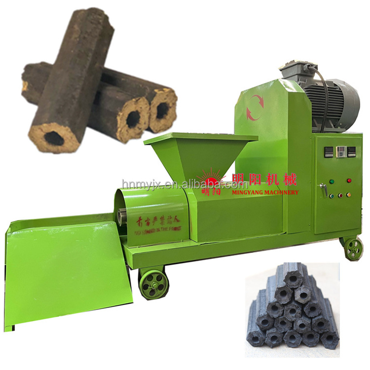 Rice hull briquette shaping machine/wood charcoal briquette machine/rice husk biomass sawdust briquette extruder