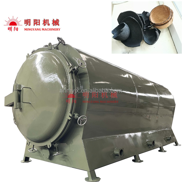 Small Industrial Smokeless Wood Charcoal Furnace Bois Four De Charbon Mobile Charcoal Retort Charcoal Kilns For Sale