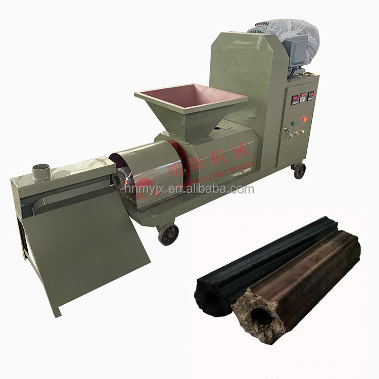 Rice hull briquette shaping machine/wood charcoal briquette machine/rice husk biomass sawdust briquette extruder