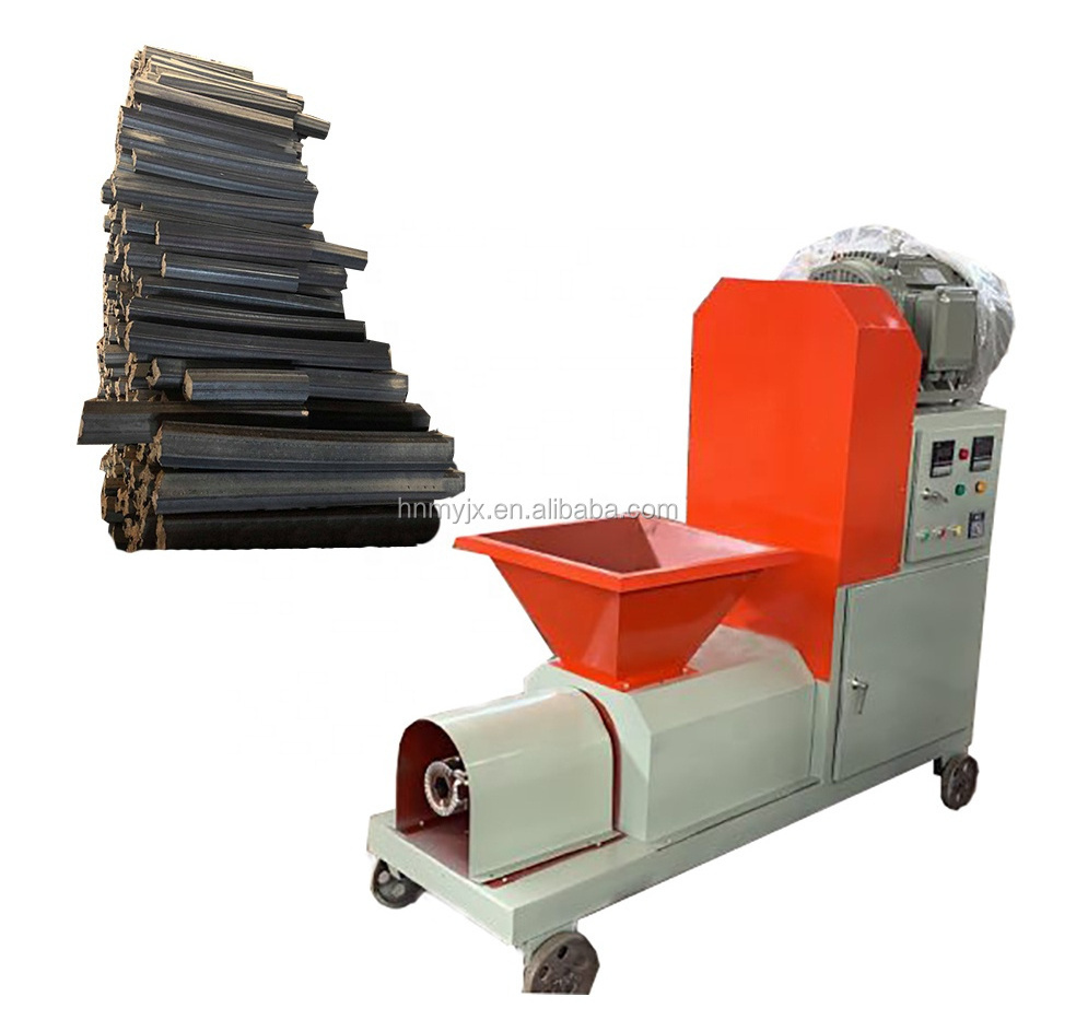 Rice hull briquette shaping machine/wood charcoal briquette machine/rice husk biomass sawdust briquette extruder