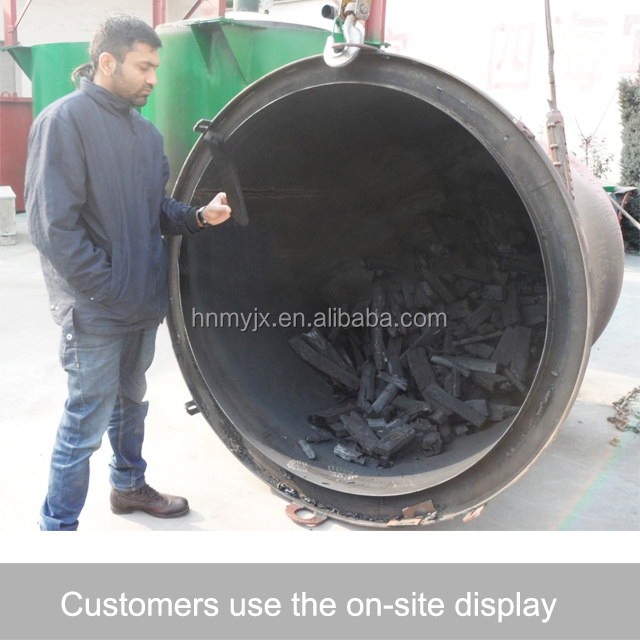 Factory plant sale environment friendly biochar making machine/ retorting biochar charcoal machine