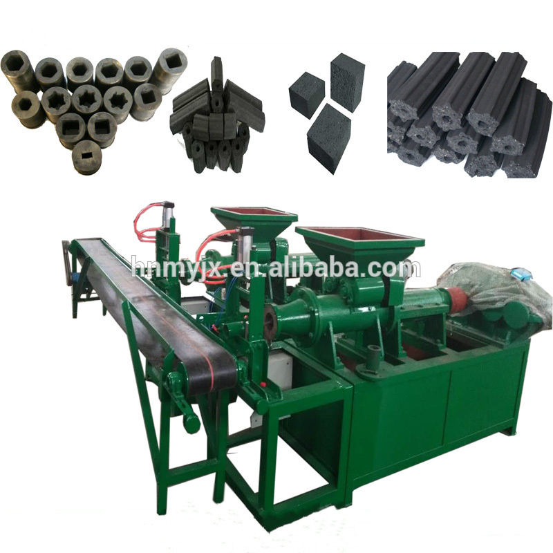 Reasonable Price Fully Automatic Bio Coconut Shell Compressed Charcoal Coal Making Briquettes Machine