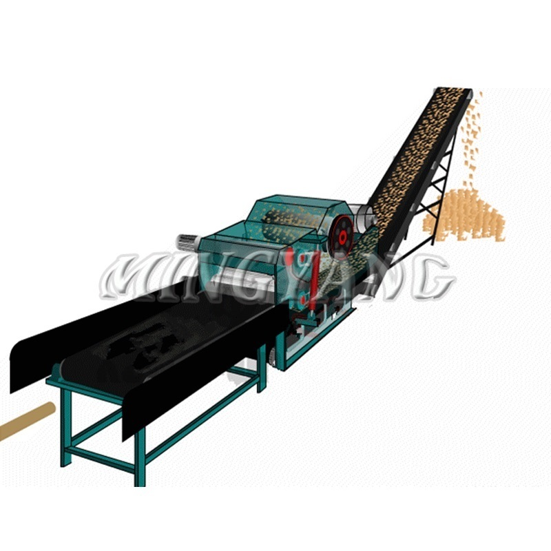 Factory sale Popular wood pallet crusher machine wooden wood pallet crushing machine board shredder