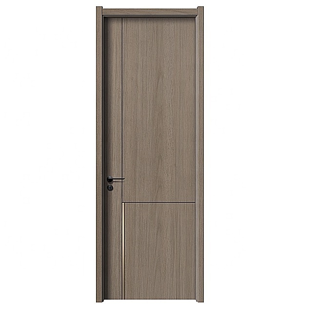 China Manufacturer Custom Made Uk Top Quality Door Interior Walnut Doors Wooden Prehung Door Set