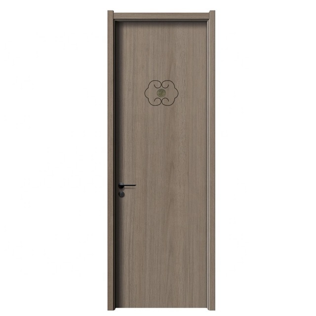 China Manufacturer Custom Made Uk Top Quality Door Interior Walnut Doors Wooden Prehung Door Set